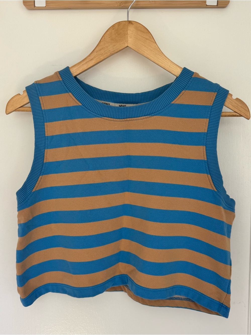Madewell Terry Crop Tank Top - Picture 2 of 3